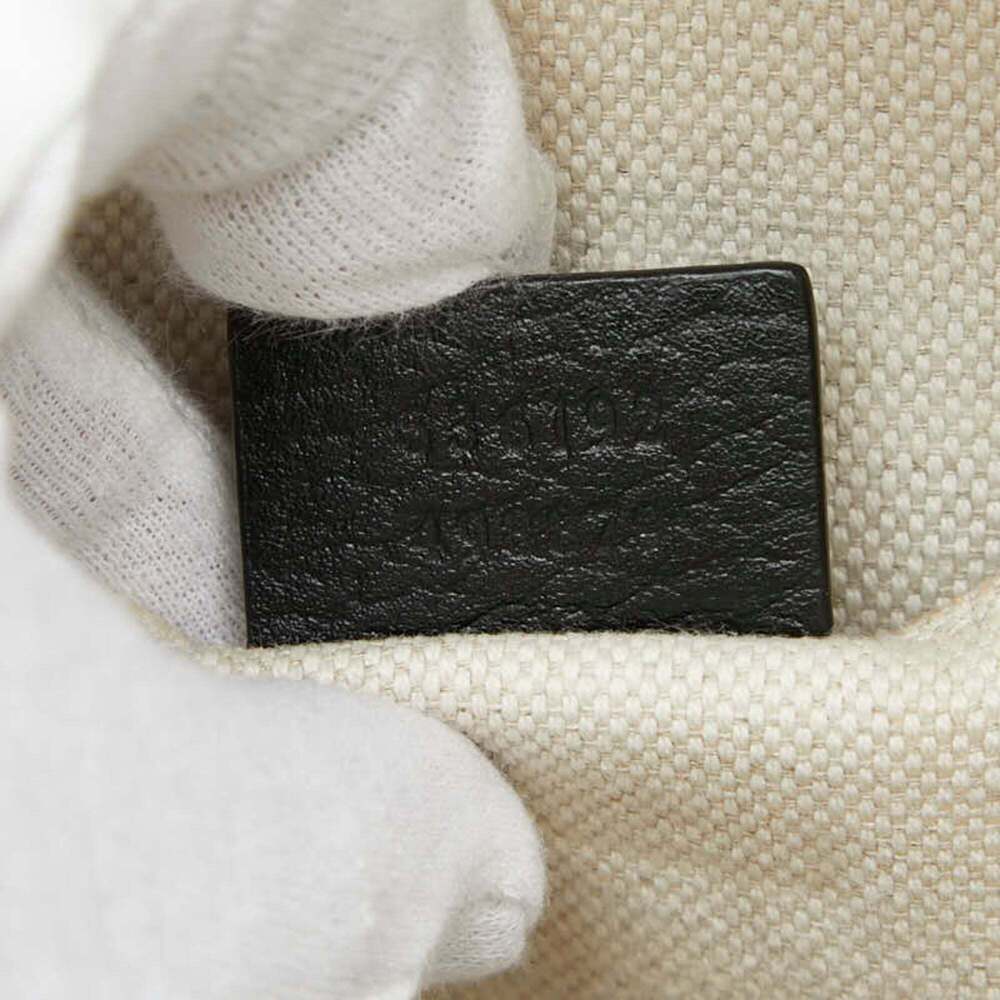 GUCCI Authentic Black Leather Backpack - Picture 8 of 8